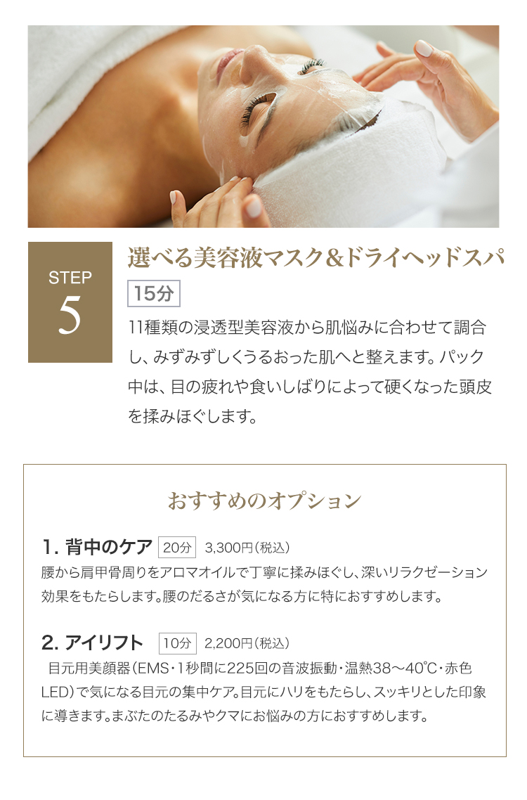 Step 4& おすすめのオプション